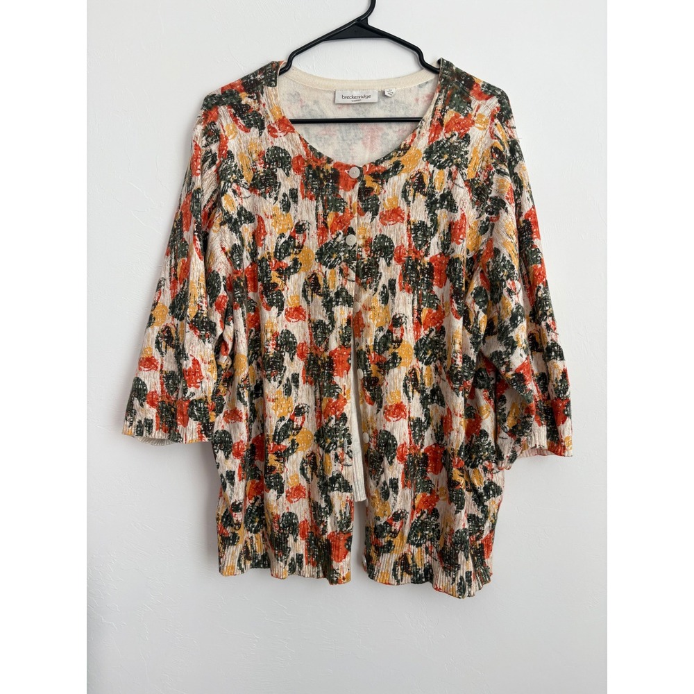 Breckenridge Floral Cardigan Preppy Old Money Cottagecore Luxury Prairie Classic